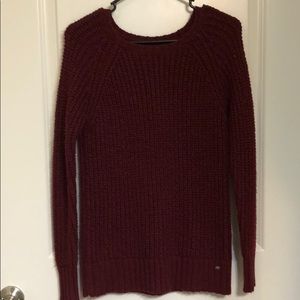 Maroon American Eagle Jegging Sweater